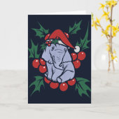 Weihnachtselementar Karte (Gelbe Blume)