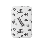 Weihnachtselemente Badematte (Vorderseite Vertikal)