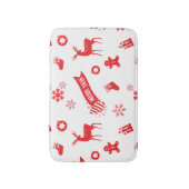 Weihnachtselemente Badematte (Vorderseite Vertikal)