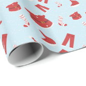 Weihnachtselemente - Das Umschlagpapier Geschenkpapier (Rolleneckpunkt)