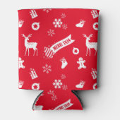 Weihnachtselemente Dosenkühler (Vorderseite)