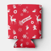 Weihnachtselemente Dosenkühler (Rückseite)