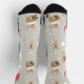 Weihnachtselemente Engel Socken (Oben)