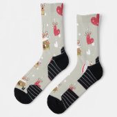 Weihnachtselemente Engel Socken (Links)