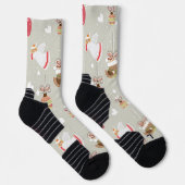 Weihnachtselemente Engel Socken (Rechts)