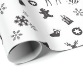 Weihnachtselemente - Feierlich Geschenkpapier (Rolleneckpunkt)