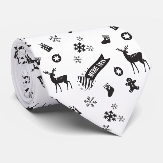 Weihnachtselemente - Feierlich Krawatte (Gerollt)