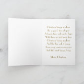Weihnachtselemente Frohe Weihnachtskarte Feiertagskarte (Innenseite)