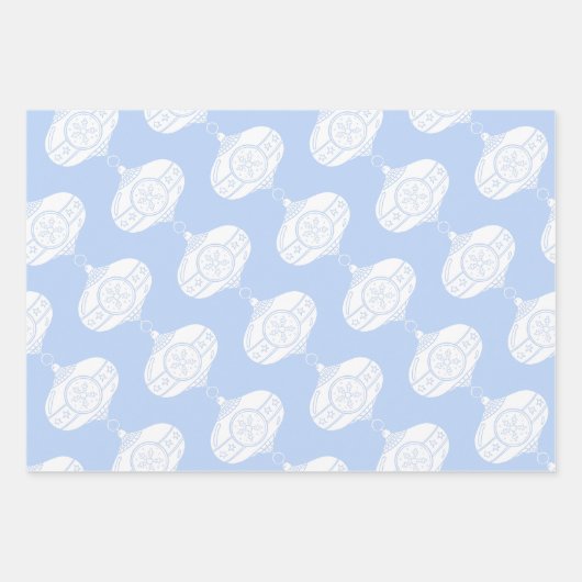 Weihnachtselemente für Cobalt Blue Geschenkpapier Set (Vorderseite 3)