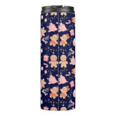 Weihnachtselemente für Navy Blue Thermosbecher (Rückseite)