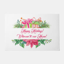 Weihnachtselemente glückliche Feiertage