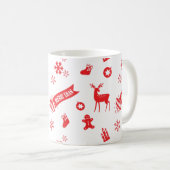Weihnachtselemente Kaffeetasse (VorderseiteRechts)