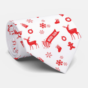 Weihnachtselemente Krawatte