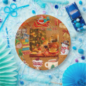 Weihnachtselemente Pappteller (Party)