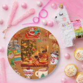 Weihnachtselemente Pappteller (Party)