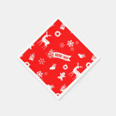 Weihnachtselemente Serviette (Ecke)