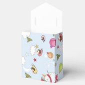 Weihnachtselemente Snowman Pattern Geschenkschachtel (Geöffnet)