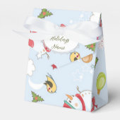 Weihnachtselemente Snowman Pattern Geschenkschachtel (Vorderseite)