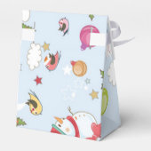 Weihnachtselemente Snowman Pattern Geschenkschachtel (Rückseite)