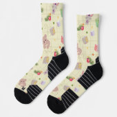 Weihnachtselemente Teddybär Socken (Links)