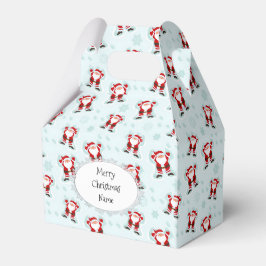 Weihnachtselemente Weihnachtsmann Geschenkschachtel