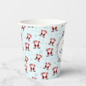 Weihnachtselemente Weihnachtsmann Papiertasse Pappbecher (Vorderseite)