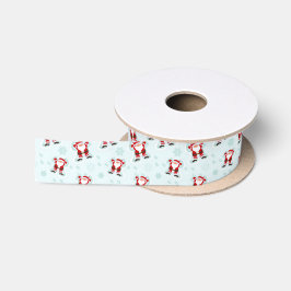 Weihnachtselemente Weihnachtsmann Satinband