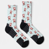 Weihnachtselemente Weihnachtsmann Socken (Rechts)