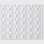 Weihnachtselemente Winterschneemann-Papier Geschenkpapier (Flach)