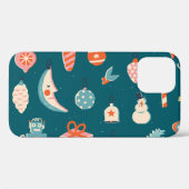 Weihnachtselemente Winterurlaub Set Case-Mate iPhone Hülle (Rückseite (Horizontal))