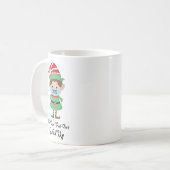 Weihnachtself 2020 Jahr, das Got hat Kaffeetasse (Vorderseite Links)