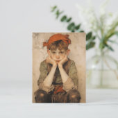 Weihnachtself 2 feiertagspostkarte (Stehend Vorderseite)