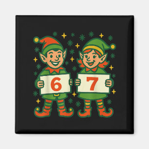 Weihnachtself 6 7 Meme Lustiger Feiertag Elfen Gen Magnet