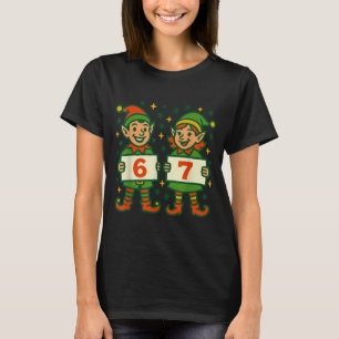 Weihnachtself 6 7 Meme Lustiger Feiertag Elfen Gen T-Shirt