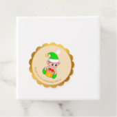 Weihnachtself danke geschenkanhänger (Beispiel)