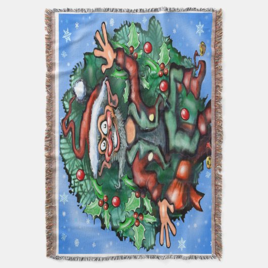 Weihnachtself Decke (Vorderseite Vertikal)