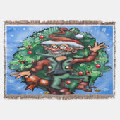 Weihnachtself Decke (Vorderseite)