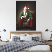 Weihnachtself Donald Trump Leinwanddruck (Insitu (Schlafzimmer))