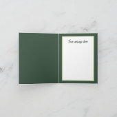 Weihnachtself Feiertagskarte (Innenseite)