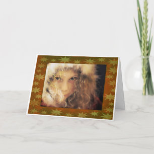 Weihnachtself Feiertagskarte