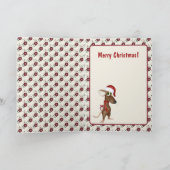 Weihnachtself Feiertagskarte (Innenseite)