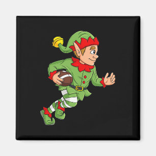 Weihnachtself Fußball Running Back Jungen Kinder F Magnet