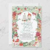 Weihnachtself Geburtstagsaufenthalt Einladung (Vorderseite)