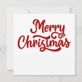 Weihnachtself-Grußkarte (Rückseite)