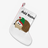 Weihnachtself-Igel Kleiner Weihnachtsstrumpf (Vorderansicht (hängend))