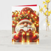 "Weihnachtself" individuell anpassbar Karte (Gelbe Blume)