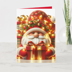 "Weihnachtself" individuell anpassbar Karte