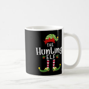 Weihnachtself jagen Matching Pajama X-mas Party Kaffeetasse