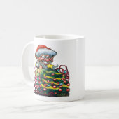 Weihnachtself Kaffeetasse (Vorderseite Links)