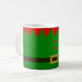 Weihnachtself Kaffeetasse (Vorderseite Links)